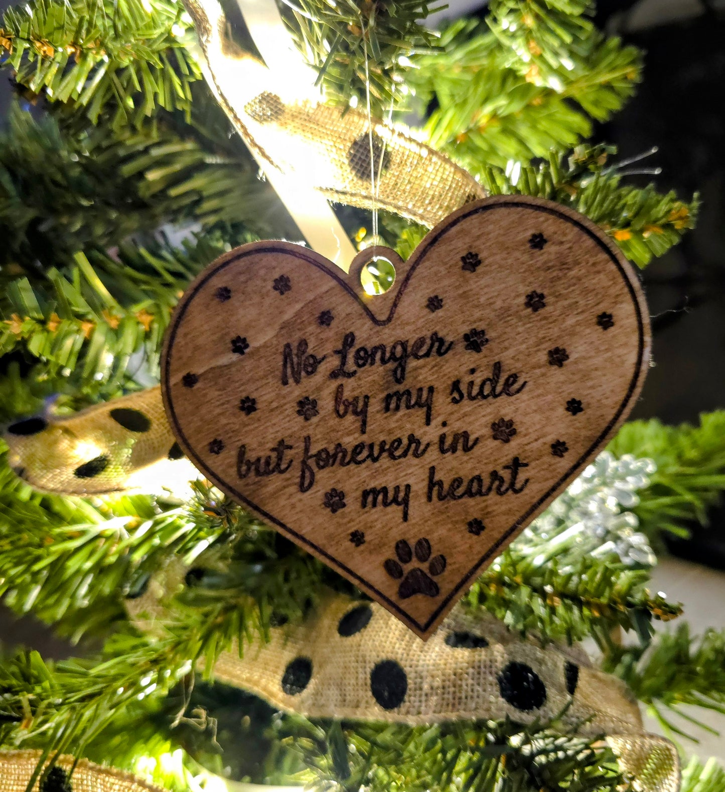 Pet Memorial Heart Ornament