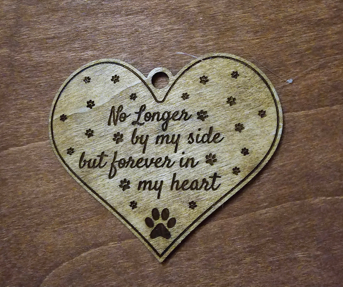 Pet Memorial Heart Ornament