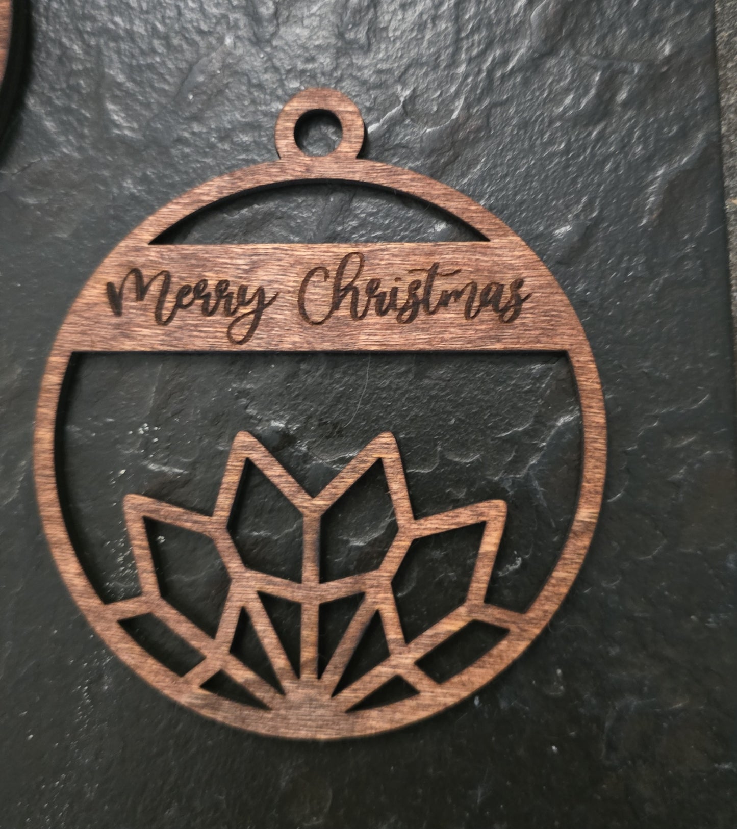 Merry Christmas Mandala Ornament