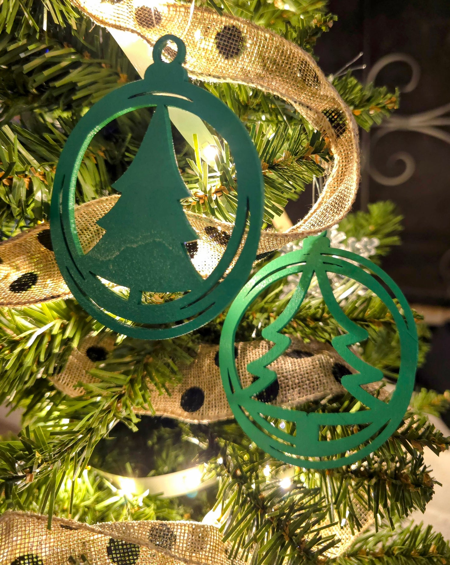 Christmas Tree Ornaments (set of 2)